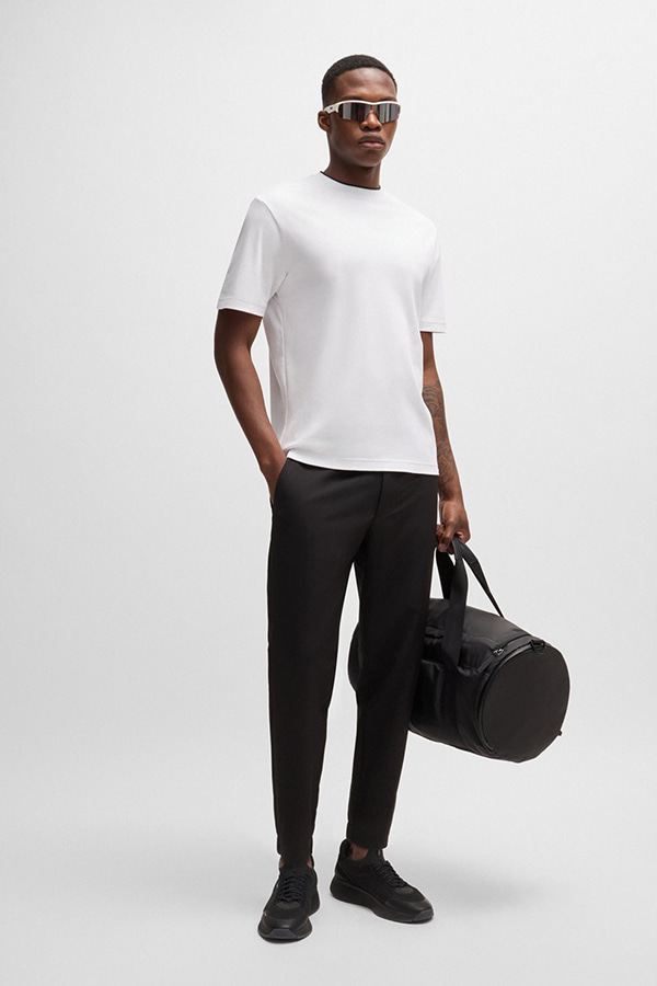 ΜΠΛΟΥΖΑ T-SHIRT BOSS - 100 ΛΕΥΚΟ